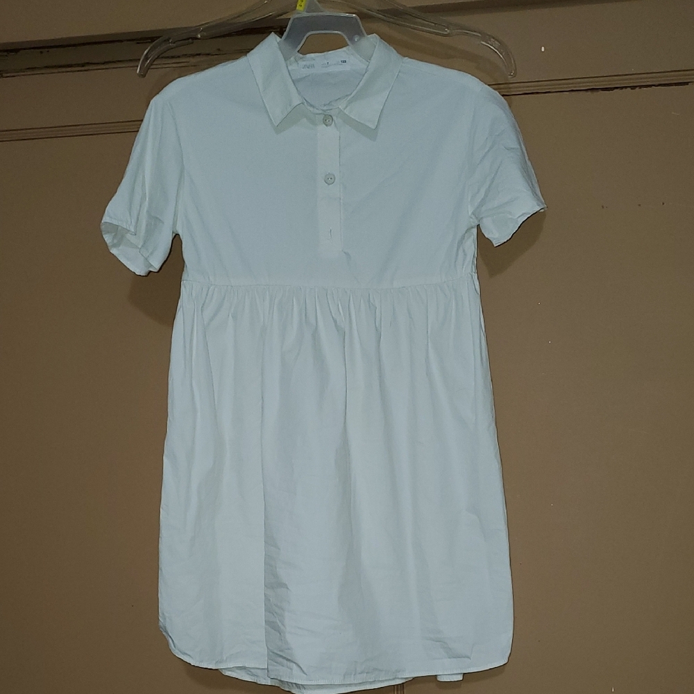 Zara Kids Casual White Dress